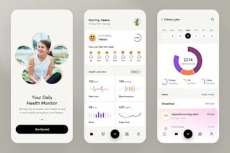 build health monitoring app fitness tracking app nutrition and diet tracking app