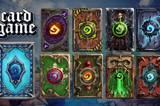 create card template, tcg, ccg, card frame illustration, icon, oracle board game