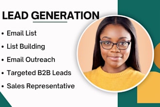 do b2b lead generation email list building data enrichment