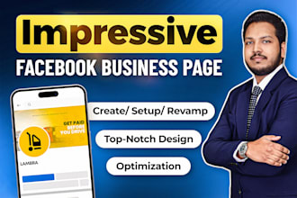 create, set up impressive facebook business page