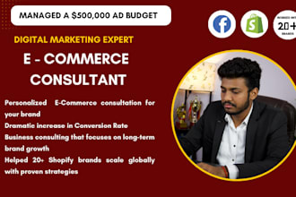 be your 1 on 1 e commerce marketing mentor, facebook ads coach, and consultant