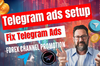 do telegram ads, fix telegram ads promote forex channel and gain active user