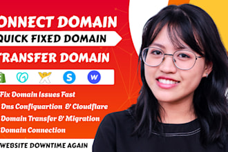 connect, fix or redirect domain, subdomain to shopify, wix, godaddy, systeme io
