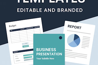 create custom templates for excel, powerpoint, and word