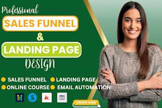 landing page, sales funnel in system io clickfunnels gohighlevel kartra