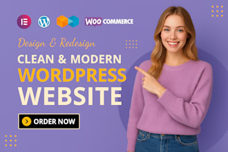 clean, modern, and responsive wordpress website