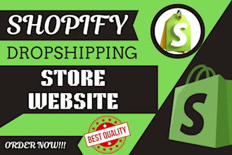 build shopify store shopify dropshipping store dropshipping store website