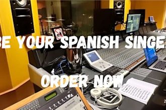 be your female spanish singer for pop reggaeton batacha trap song