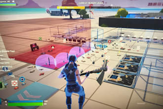 create fortnite map, pump boxfight, red vs blue, parkour map ffa map pillars map