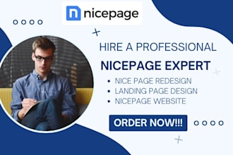 create or redesign a custom website using nicepage