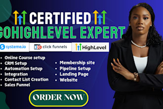 setup gohighlevel workflow automation gohighlevel website ghl funnel expert