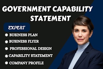 design professional federal government contractive capability statements