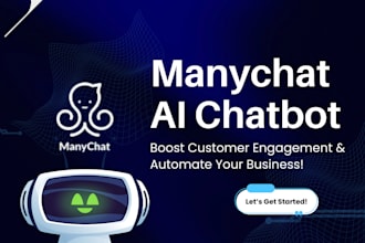 custom manychat bot setup to automate your business growth