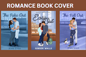 illustrate romance book cover ebook cover kindle book cover KDP book cover