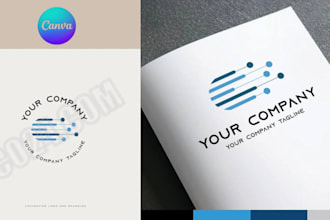 design modern technology logo, guides branding and rebranding, brand style