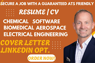 write professional ats software aerospace chemical biomedical engineering resume
