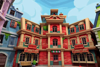 develop the entire roblox game, including the map and design