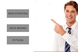 web scraping, python, data mining