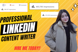 write viral linkedin posts and company pages that get 2m impressions