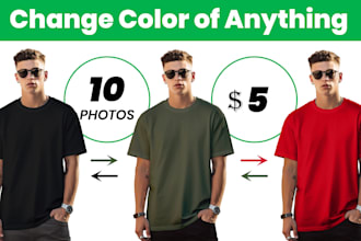 do color change of any photo or product photo in photoshop