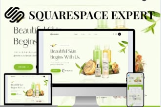 build squarespace one page website custom landing page design redesign in 24 hrs