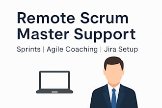 coach your team or project as a remote scrum master