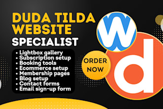 design your website with duda weebly webflow strikingly carrd tilda jimdo pixpa