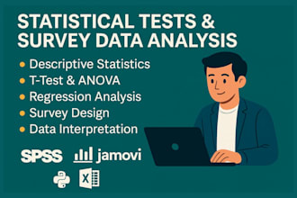 statistical tests and survey data analysis using spss, jamovi, excel