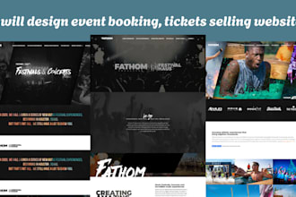 event website event planning event management ticket booking wordpress website