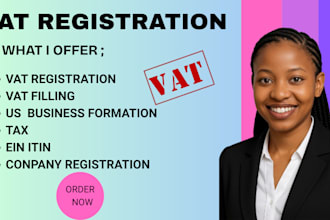 do vat oss registration and filing in UK, de, fr, IT, es