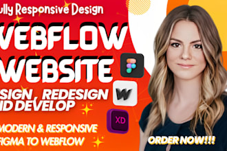 develop webflow website, webflow website design, xd to webflow, figma to webflow