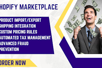 setup shopify marketplace koongo multivendor indiamart cdiscount omnivore carnet