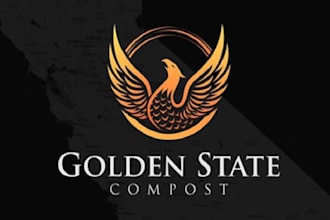 design amazing golden state compost logo