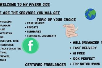 professionally format ,edit, proofread apa mla harvard style reports, research