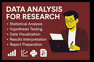 perform data analysis and interpretation for research