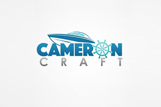 design unique boat company logo