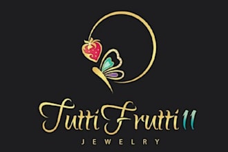design classic luxury bold jewelry logo