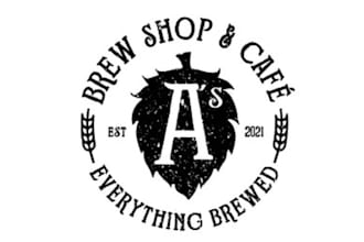 design cannabis hemp home brew shop logo