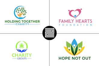 do minimalist nonprofit community foundation charity logo or any graphic design