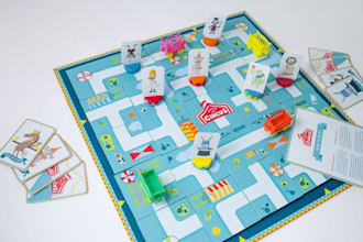 design card game, board game, card box, 52 playing card, tuck box