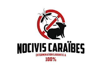 design awesome mosquitos rats pest control logo