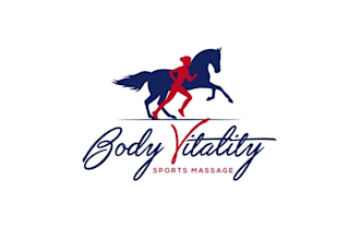 design sports massage human equine logo