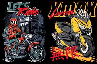 create cartoon motorcycle from your photo