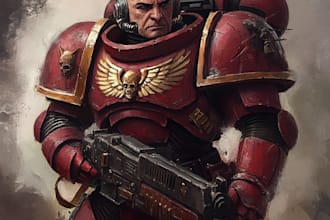 draw warhammer, warhammer painting, miniature painting, 40k