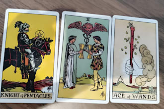 custom tarot card illustration, zodiac, oracle, tcg, playing card graphic design