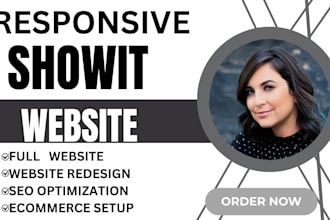 design showit website with seo blogs and  online booking for wedding profoilo