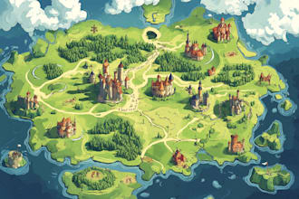 design great map in quality vector illustration