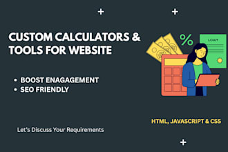 make custom calculators and tools for your website