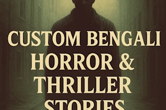 write a suspense or horror story for your audio podcast or reels