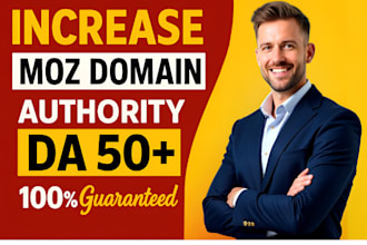 increase domain authority moz da with high quality backlinks